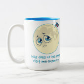 Sad Moon Tweekleurige Koffiemok (Links)