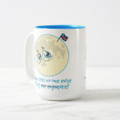 Sad Moon Tweekleurige Koffiemok (Voorkant links)