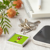 Sad Mouse-Sleutelhanger Sleutelhanger (Zijkant)