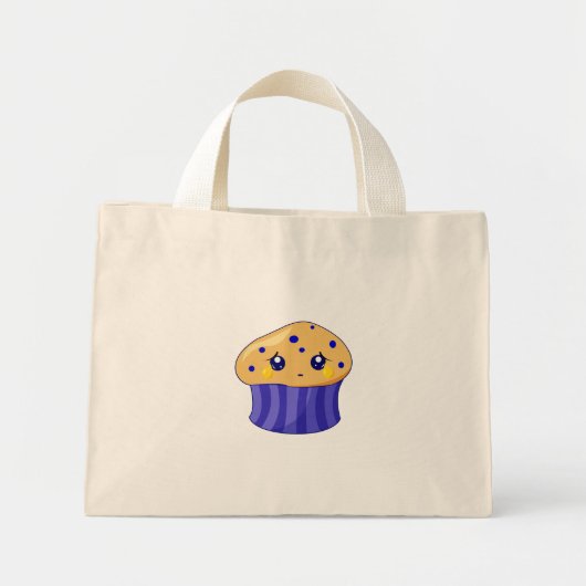Sad Muffin Mini Tote Bag (Voorkant)