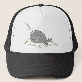 Sad Narwhal Trucker Pet