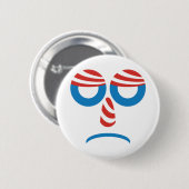 Sad Obama Button Pin (Voorkant /achterkant)
