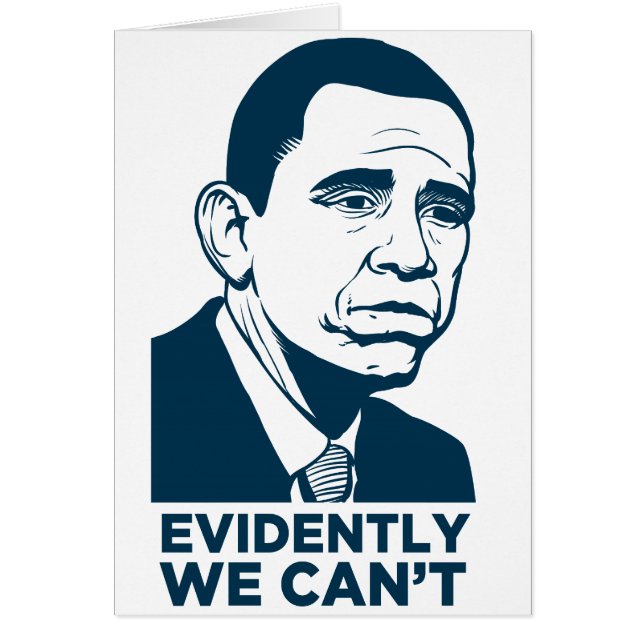 Sad Obama-kaart (Voorkant)