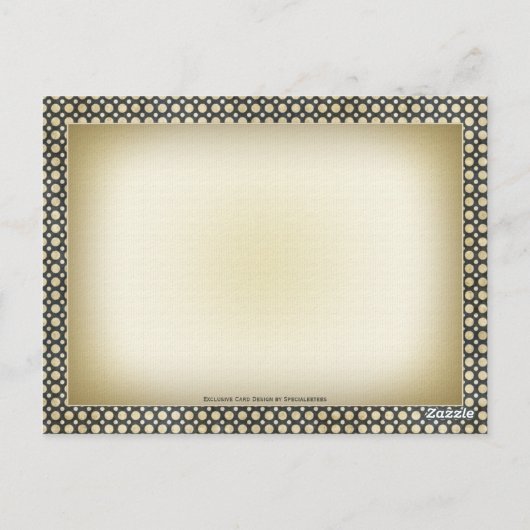 Sad Old  Teddy Bear Briefkaart (Achterkant)