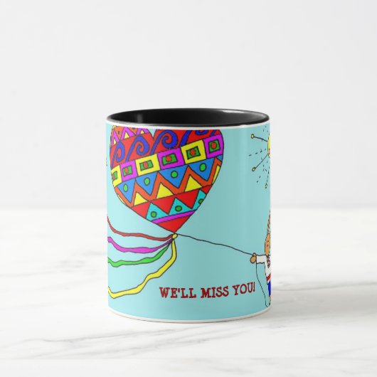 Sad om je te zien gaan! mok (Midden)