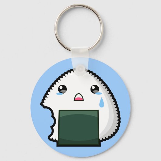 Sad Onigiri Sleutelhanger (Voorkant)