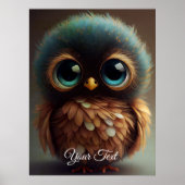 Sad Owl. Poster (Voorkant)