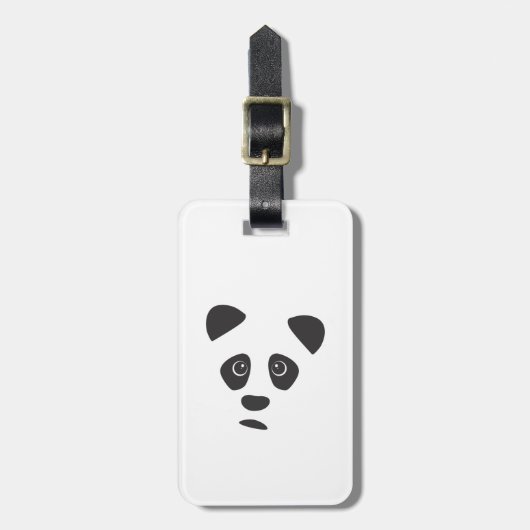 Sad Panda Bagagelabel (Voorkant verticaal)