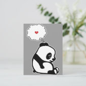Sad Panda Briefkaart (Staand voorkant)