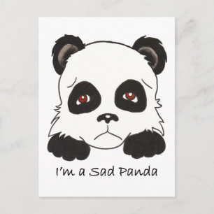 Sad Panda Briefkaart