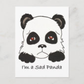 Sad Panda Briefkaart (Voorkant)