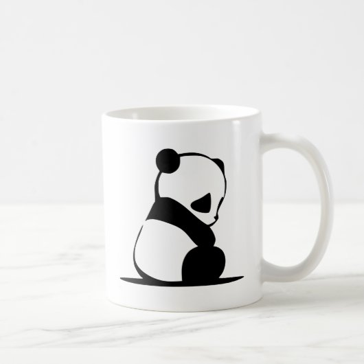 Sad Panda - Cute Baby Panda Beer Koffiemok (Rechts)