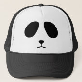 Sad panda-gezicht trucker pet (Voorkant)