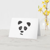 Sad Panda Kaart (Gele Bloem)
