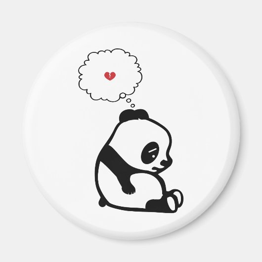 Sad Panda Magneet (Voorkant)