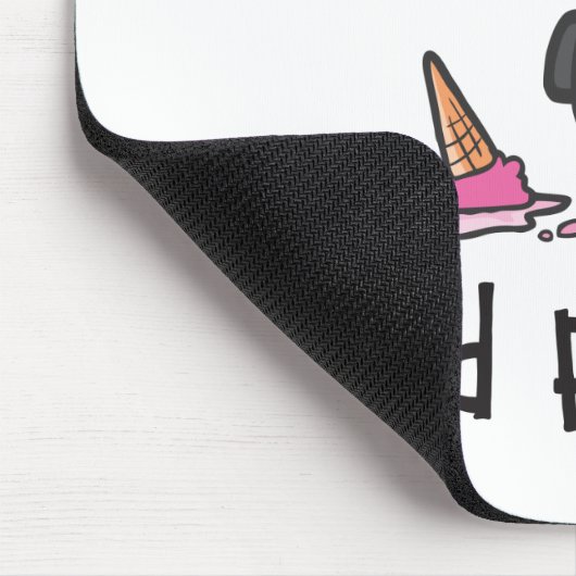 Sad Panda mousepad Muismat (Hoek)