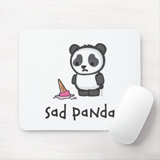 Sad Panda mousepad Muismat (Met muis)