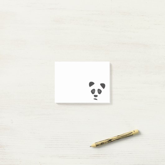 Sad Panda Post-it® Notes (Op bureau)