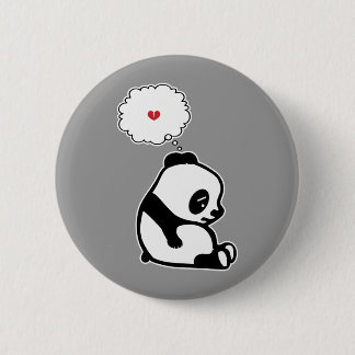 Sad Panda Ronde Button 5,7 Cm