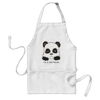 Sad Panda Standaard Schort