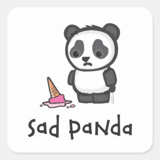Sad Panda sticker