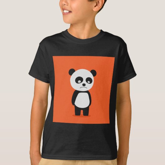 Sad Panda T-shirt (Voorkant)