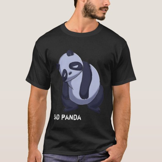 Sad Panda T-shirt (Voorkant)