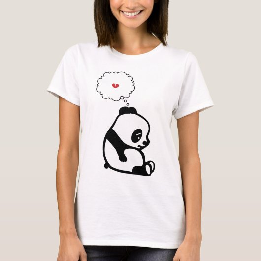 Sad Panda T-shirt (Voorkant)