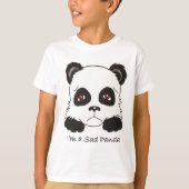 Sad Panda T-shirt (Voorkant)