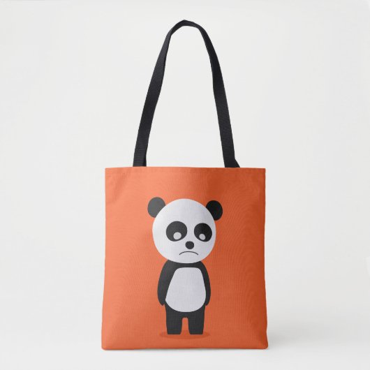 Sad Panda Tote Bag (Voorkant)