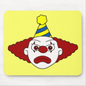 Sad Party Clown Mousepad Muismat (Voorkant)