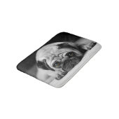 Sad Pug Badmat (Gekanteld)