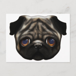 Sad Pug briefkaart