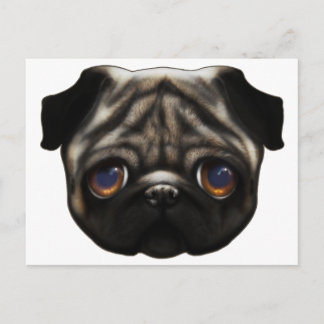 Sad Pug briefkaart