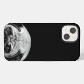 Sad Pug iPhone Hoesje (Achterkant horizontaal)
