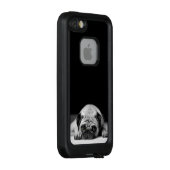 Sad Pug LifeProof iPhone Hoesje (Achterkant / rechts)