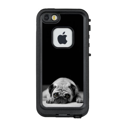 Sad Pug LifeProof iPhone Hoesje (Achterkant)