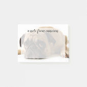 Sad Pug Post-it® Notes (Voorkant)