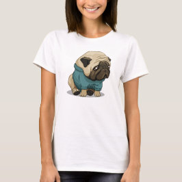 Sad pug t-shirt