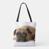 Sad Pug Tote Bag (Achterkant)