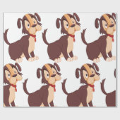 Sad Puppy Dog Cadeaupapier (Vlak)