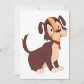 Sad Puppy Dog Kaart (Voorkant)