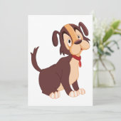 Sad Puppy Dog Kaart (Staand voorkant)