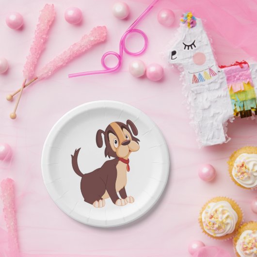 Sad Puppy Dog Papieren Bordje (Feest)