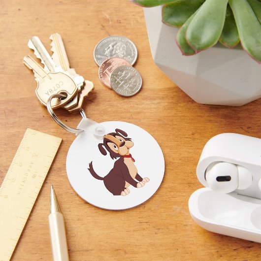 Sad Puppy Dog Sleutelhanger
