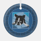 Sad Puppy Glas Ornament (Voorkant)