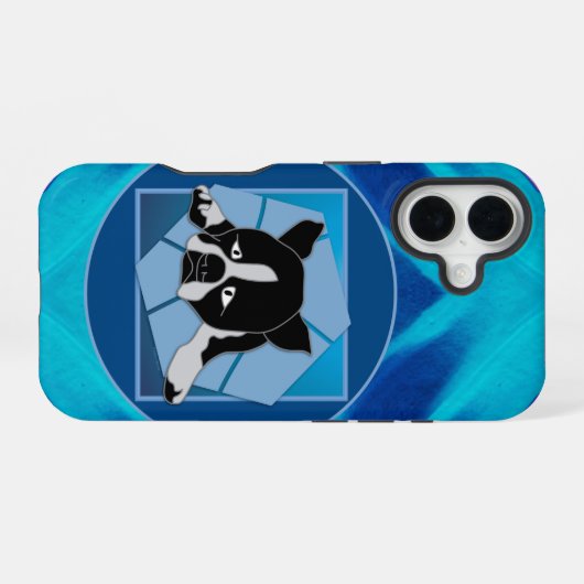 Sad Puppy iPhone 16 Hoesje (Achterkant horizontaal)