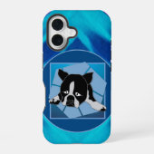 Sad Puppy iPhone 16 Hoesje (Achterkant)