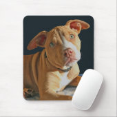 Sad Puppy Pit Bull Dog Doggy Mousepad Muismat (Met muis)