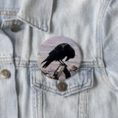 Sad Raven Button 01 (In situ)